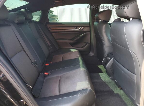 1HGCV1F39MA030170 2021 HONDA ACCORD Black Вид задніх сидінь