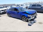 2021 Honda Accord Sport Blue vin: 1HGCV1F39MA070040