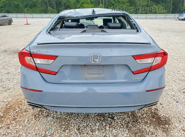 1HGCV1F39NA059203 2022 HONDA ACCORD Gray Widok z tyłu