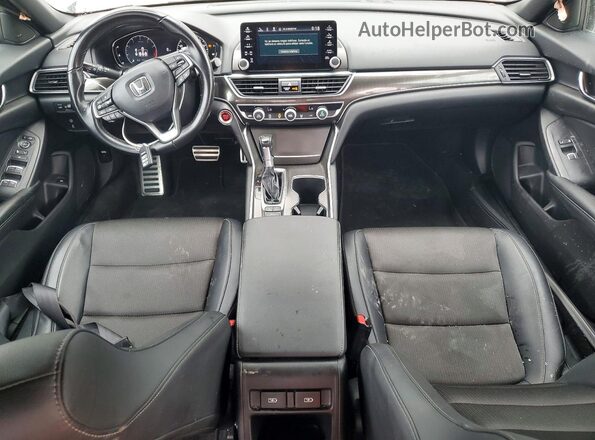 1HGCV1F39NA059203 2022 HONDA ACCORD Gray Widok deski rozdzielczej