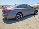 2018 Honda Accord Sport Серый vin: 1HGCV1F3XJA011798