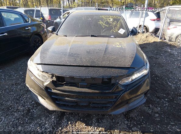 1HGCV1F3XJA029976 2018 HONDA ACCORD Черный Вид панели приборов