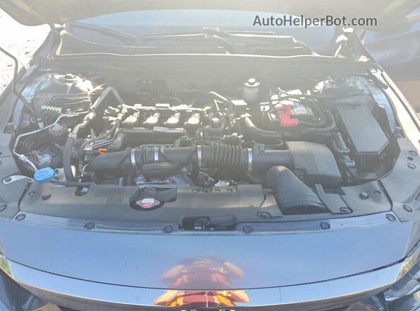 1HGCV1F3XJA250770 2018 HONDA ACCORD Charcoal Սալոնի հետևի տեսք