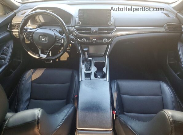 1HGCV1F3XJA250770 2018 HONDA ACCORD Charcoal Առջևի վահանակի տեսք