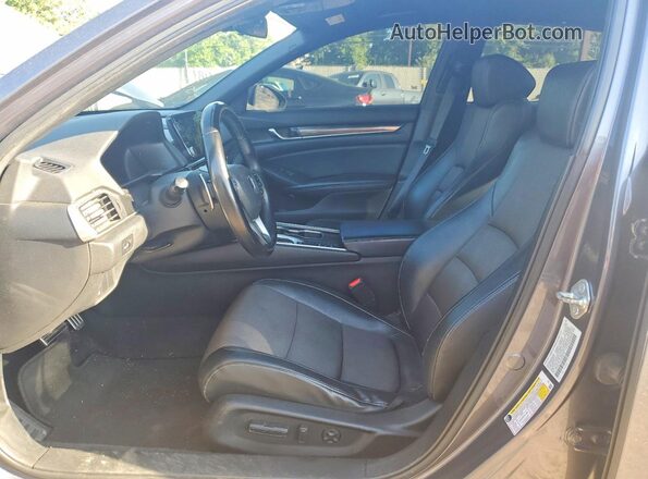1HGCV1F3XJA250770 2018 HONDA ACCORD Charcoal Սալոնի դիմացի տեսք