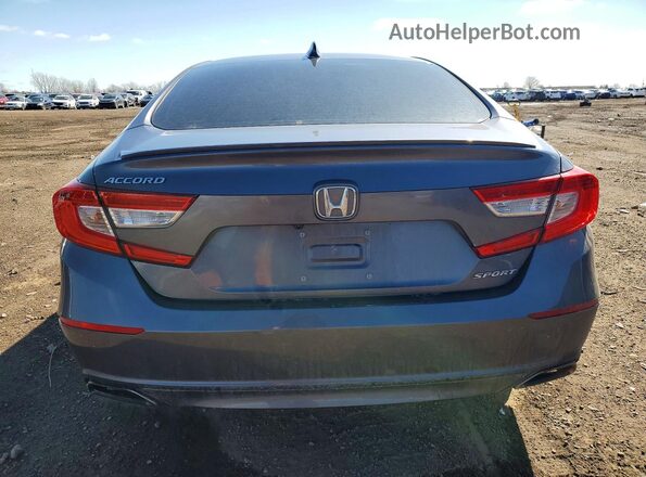 1HGCV1F3XKA161055 2019 HONDA ACCORD Серый Вид сзади