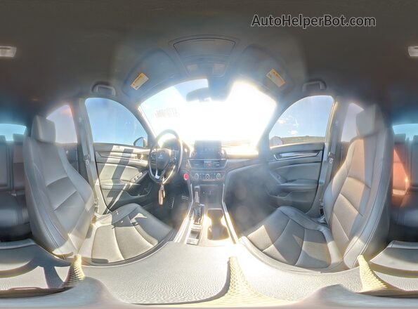 1HGCV1F3XKA161055 2019 HONDA ACCORD Серый Вид наклейки с VIN-кодом