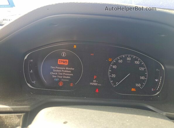 1HGCV1F3XLA149005 2020 HONDA ACCORD Black Widok zestawu wskaźników