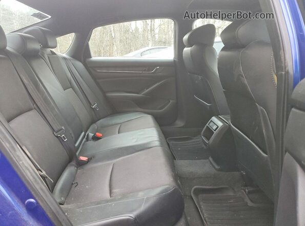 1HGCV1F3XMA800246 2021 HONDA ACCORD Синий Вид задних сидений