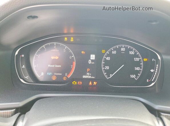 1HGCV1F40NA000081 2022 HONDA ACCORD Black Instrument cluster view