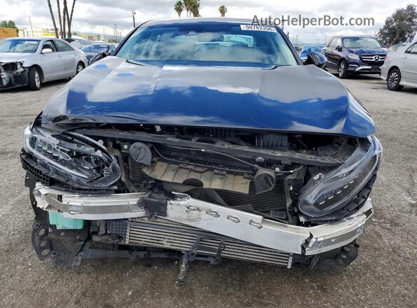1HGCV1F40NA000081 2022 HONDA ACCORD Black Front view