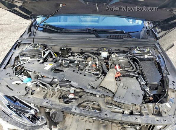 1HGCV1F40NA000081 2022 HONDA ACCORD Black Rear interior view