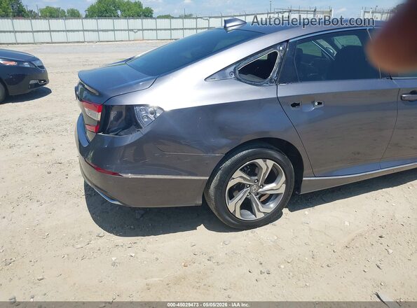 1HGCV1F41JA266185 2018 HONDA ACCORD Серый Вид спереди