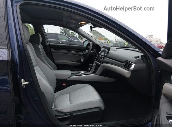 1HGCV1F41LA066426 2020 HONDA ACCORD Синий Вид салона спереди