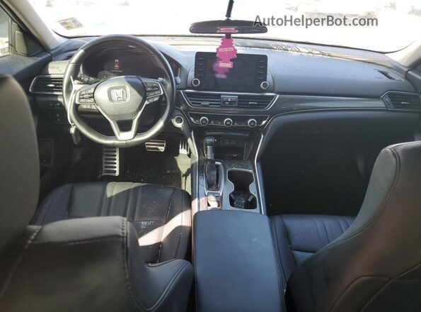 1HGCV1F41MA089271 2021 HONDA ACCORD Silver Առջևի վահանակի տեսք