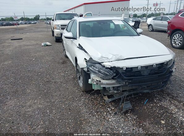 1HGCV1F42JA213947 2018 HONDA ACCORD White Front right