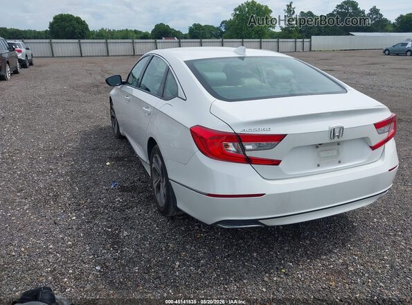 1HGCV1F42JA213947 2018 HONDA ACCORD White Rear left