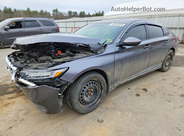 1HGCV1F42LA088189 2020 HONDA ACCORD Серый Передняя левая четверть