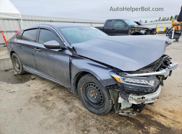 1HGCV1F42LA088189 2020 HONDA ACCORD Серый Передняя правая четверть