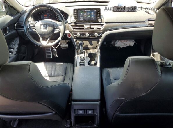 1HGCV1F43MA024938 2021 HONDA ACCORD Gray Вид панелі приладів