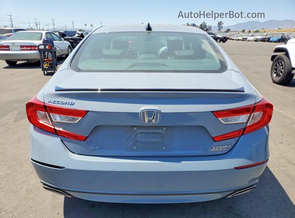 1HGCV1F43MA024938 2021 HONDA ACCORD Gray Вид ззаду