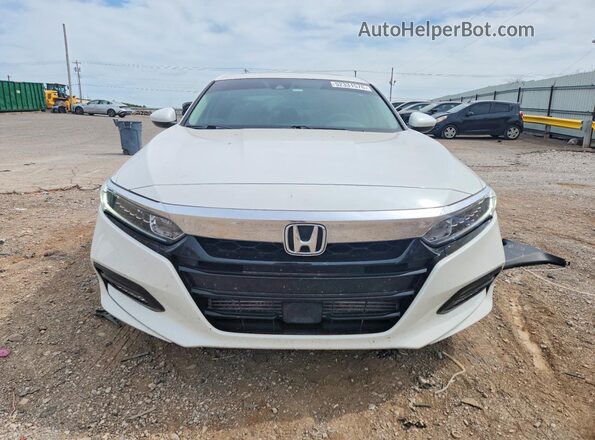 1HGCV1F44LA015843 2020 HONDA ACCORD Белый Вид спереди