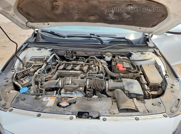 1HGCV1F44LA015843 2020 HONDA ACCORD Белый Вид задней части салона