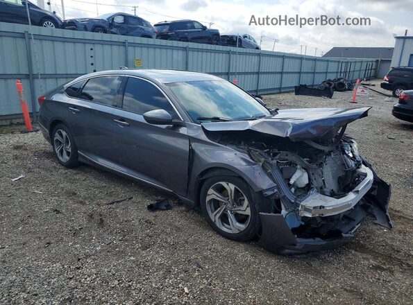 1HGCV1F44LA117661 2020 HONDA ACCORD Gray Przód prawy