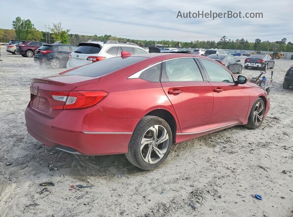 1HGCV1F45JA056768 2018 HONDA ACCORD Red Trasero derecho