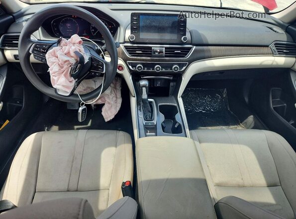 1HGCV1F45JA056768 2018 HONDA ACCORD Red Vista del salpicadero