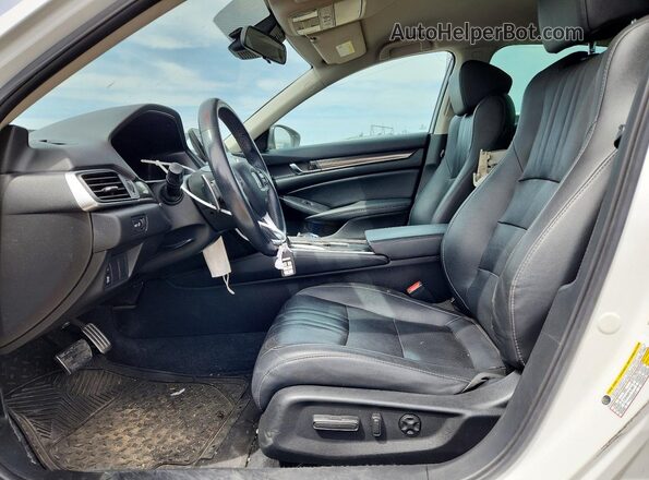 1HGCV1F45MA033673 2021 HONDA ACCORD Белый Вид салона спереди