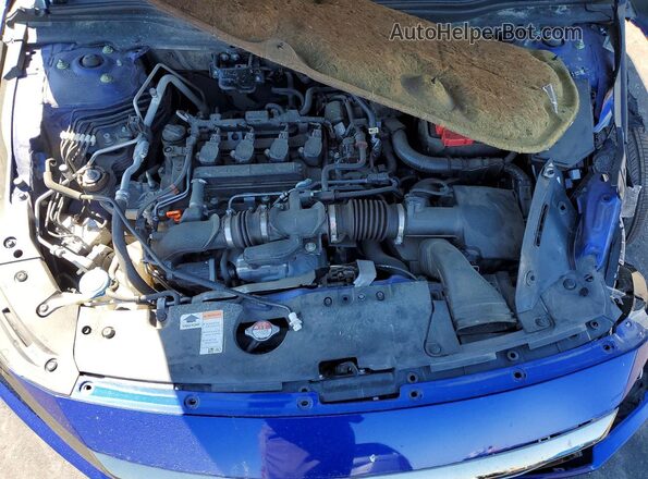 1HGCV1F45MA072005 2021 HONDA ACCORD Blue Rear interior view