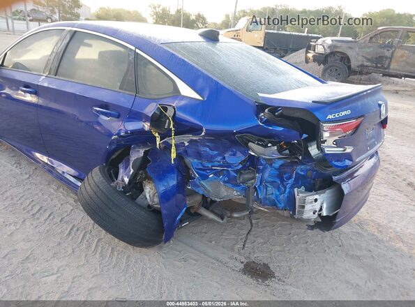 1HGCV1F45NA017359 2022 HONDA ACCORD Синий Вид спереди