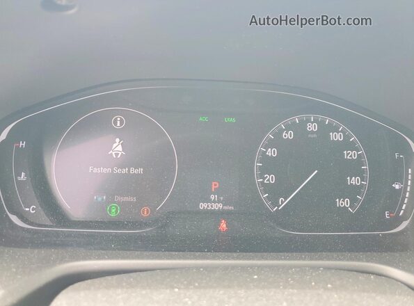 1HGCV1F46JA210968 2018 HONDA ACCORD Black ხელსაწყოთა პანელის ხედი