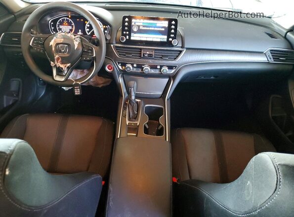 1HGCV1F46JA268109 2018 HONDA ACCORD White Vista del salpicadero