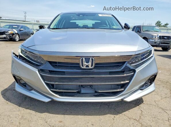 1HGCV1F46NA078302 2022 HONDA ACCORD Silver Widok z przodu