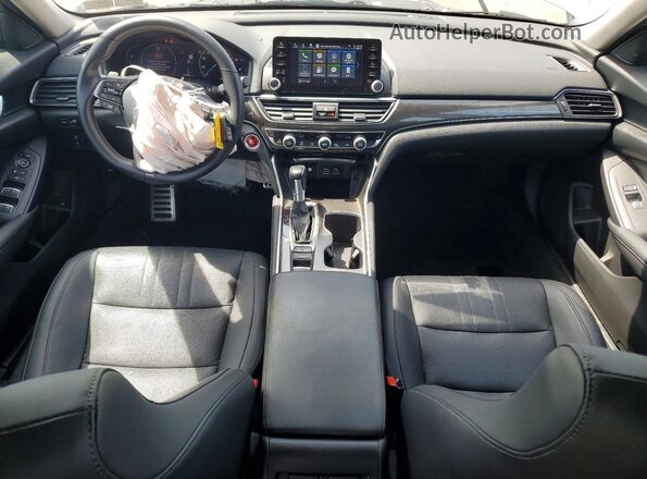 1HGCV1F46NA078302 2022 HONDA ACCORD Silver Widok deski rozdzielczej