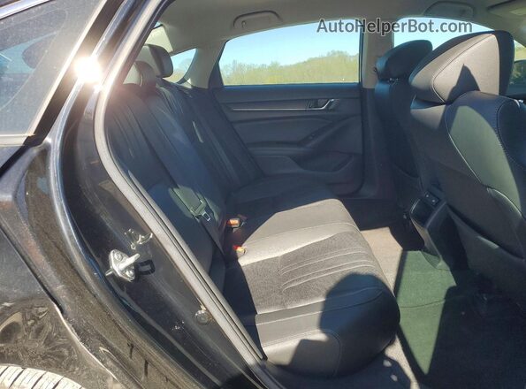 1HGCV1F47MA052273 2021 HONDA ACCORD Black Вид задніх сидінь