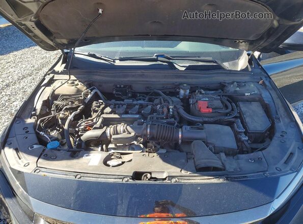 1HGCV1F47MA052273 2021 HONDA ACCORD Black Вид задньої частини салону