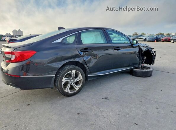 1HGCV1F48LA135483 2020 HONDA ACCORD Черный Задняя правая четверть