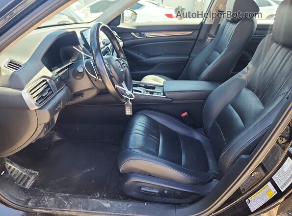 1HGCV1F48NA027772 2022 HONDA ACCORD Black Vista interior delantera