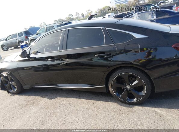 1HGCV1F49JA174046 2018 HONDA ACCORD Черный 