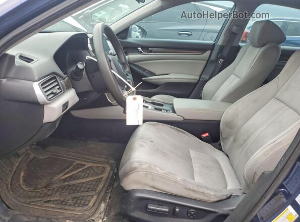 1HGCV1F49KA011124 2019 HONDA ACCORD Blue Սալոնի դիմացի տեսք