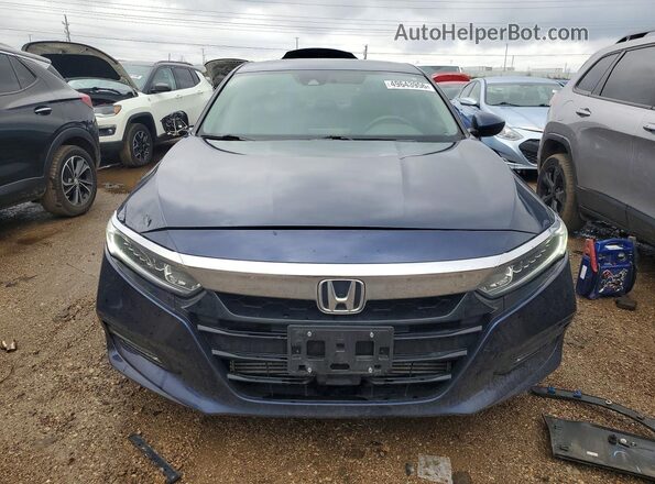 1HGCV1F49KA011124 2019 HONDA ACCORD Blue Դիմացի տեսք