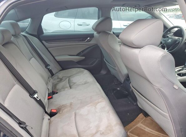 1HGCV1F49KA011124 2019 HONDA ACCORD Blue Հետևի նստատեղերի տեսք