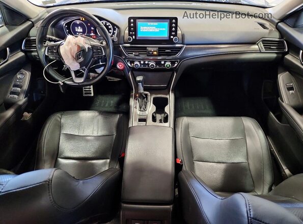 1HGCV1F4XMA069536 2021 HONDA ACCORD White წინა პანელის ხედი