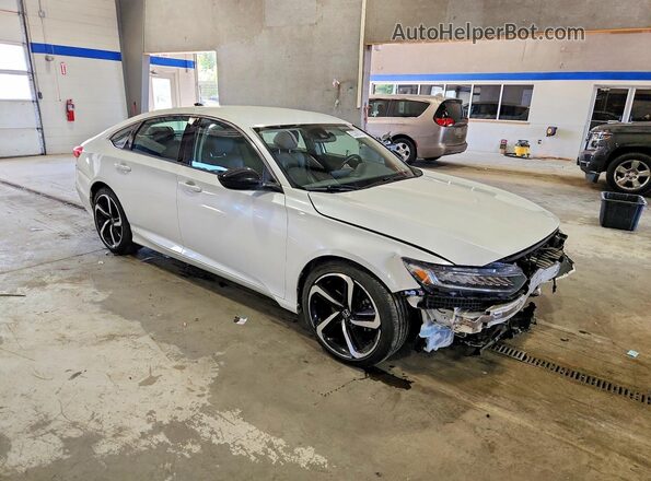 1HGCV1F4XMA069536 2021 HONDA ACCORD White წინა მარჯვენა