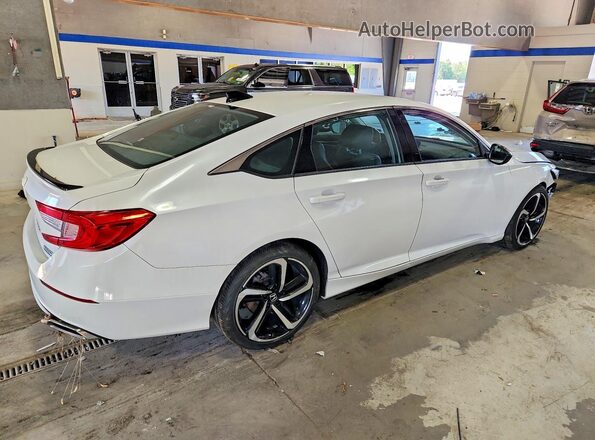 1HGCV1F4XMA069536 2021 HONDA ACCORD White უკანა მარჯვენა