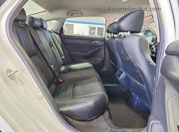 1HGCV1F4XMA069536 2021 HONDA ACCORD White უკანა სავარძლების ხედი