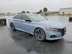 2021 Honda Accord Sport Se Синий vin: 1HGCV1F4XMA114698